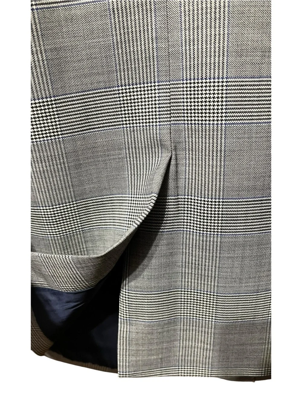 J.Crew Glen Plaid Ruffle Pocket Wool Blazer – Size 6